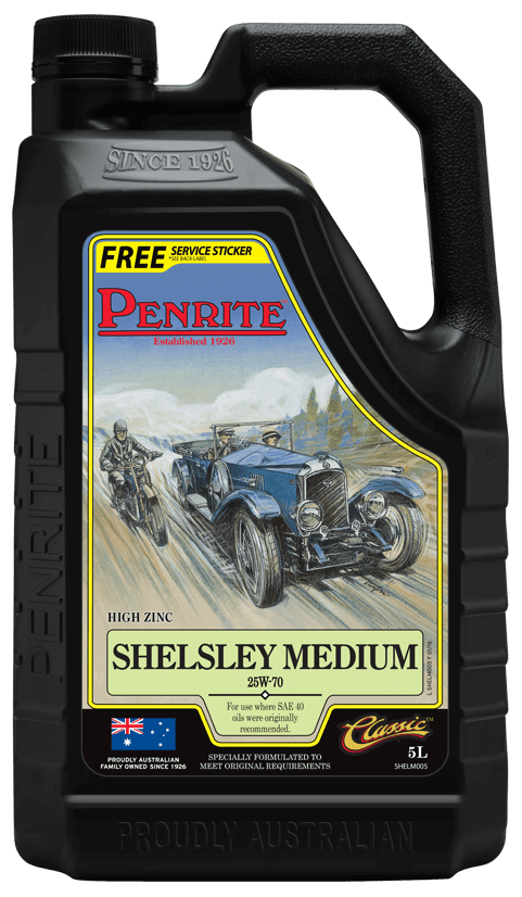 Penrite Oil SHELSLEY MEDIUM 25W-70 (Mineral)
