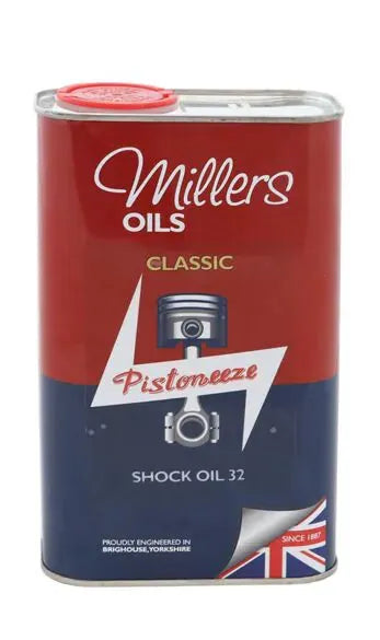 Klassieke Schokbreker Olie 32 Millers Oils – Shock Oils
