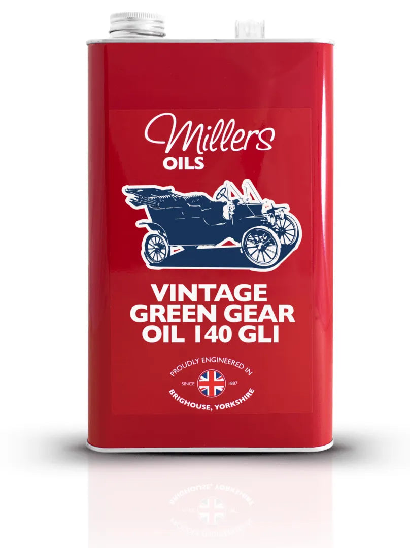 gear olie Millers Oils Vintage Green Gear Oil 140 GL1 – Classic Gearbox Oil