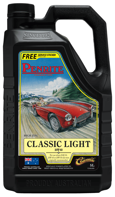 Penrite Oil CLASSIC LIGHT 20W-60 (Mineral)