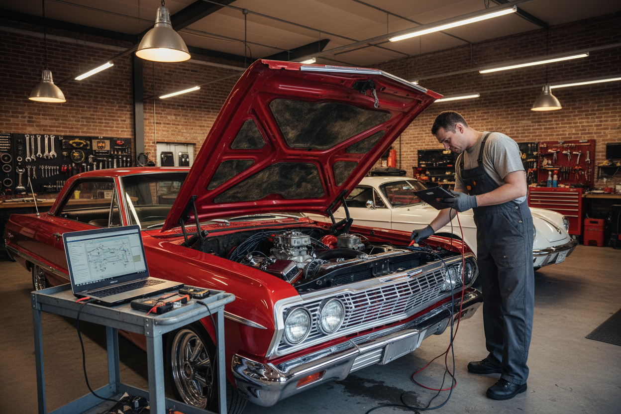 classic car troubleshoot diagnosis