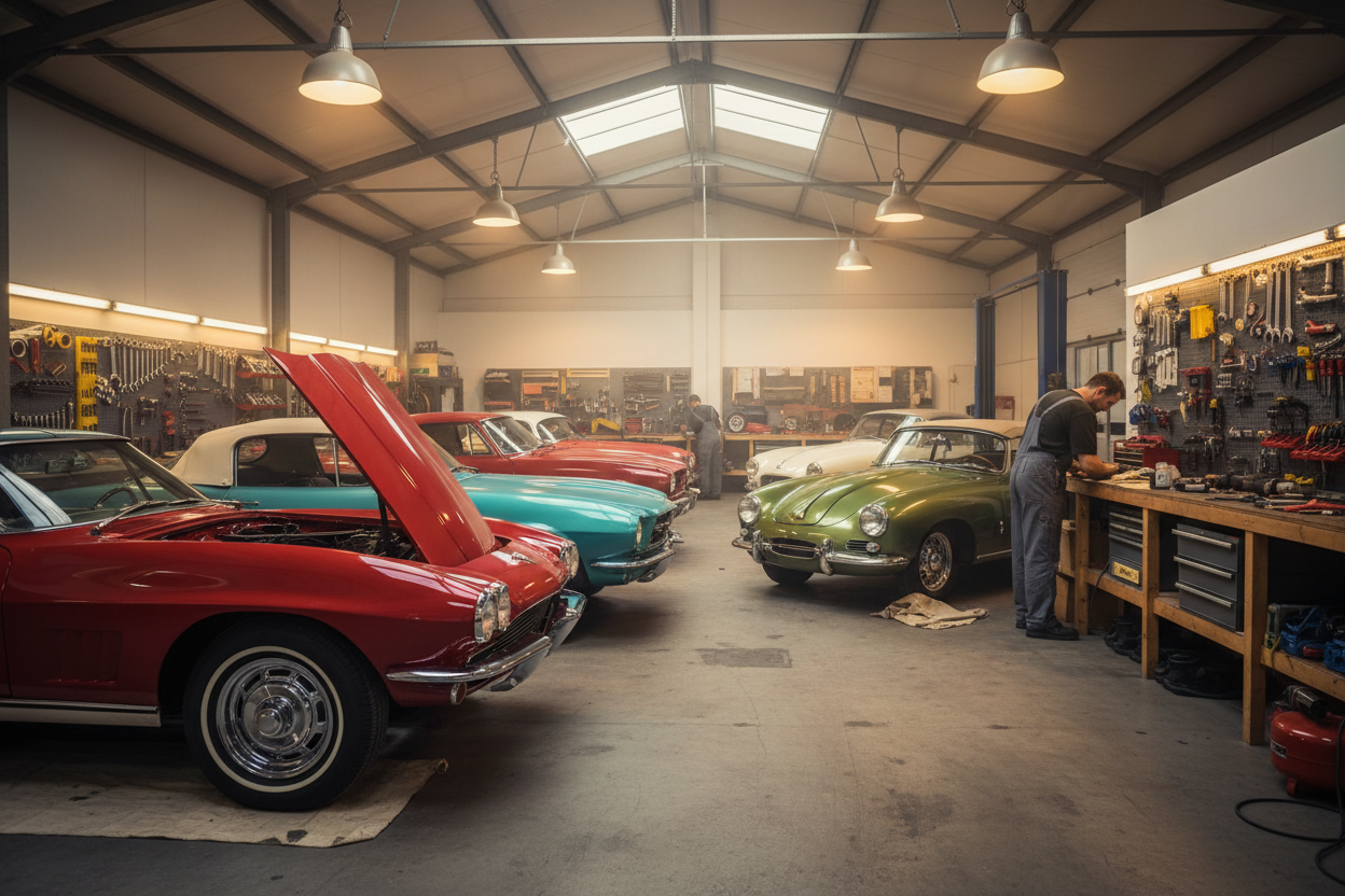 classic car workshop