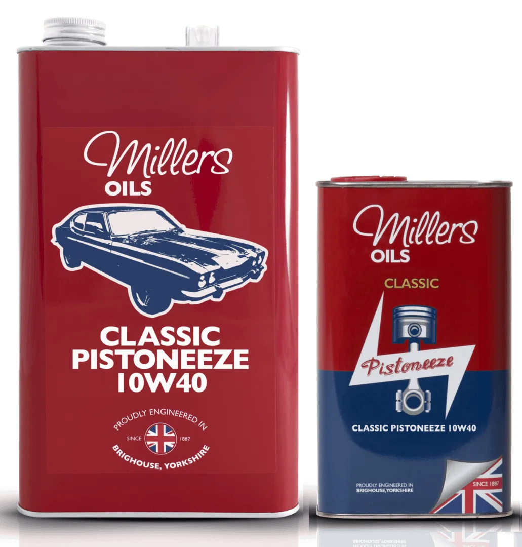 Classic Pistoneeze 10w40 – Millers Oils – Engine Oil