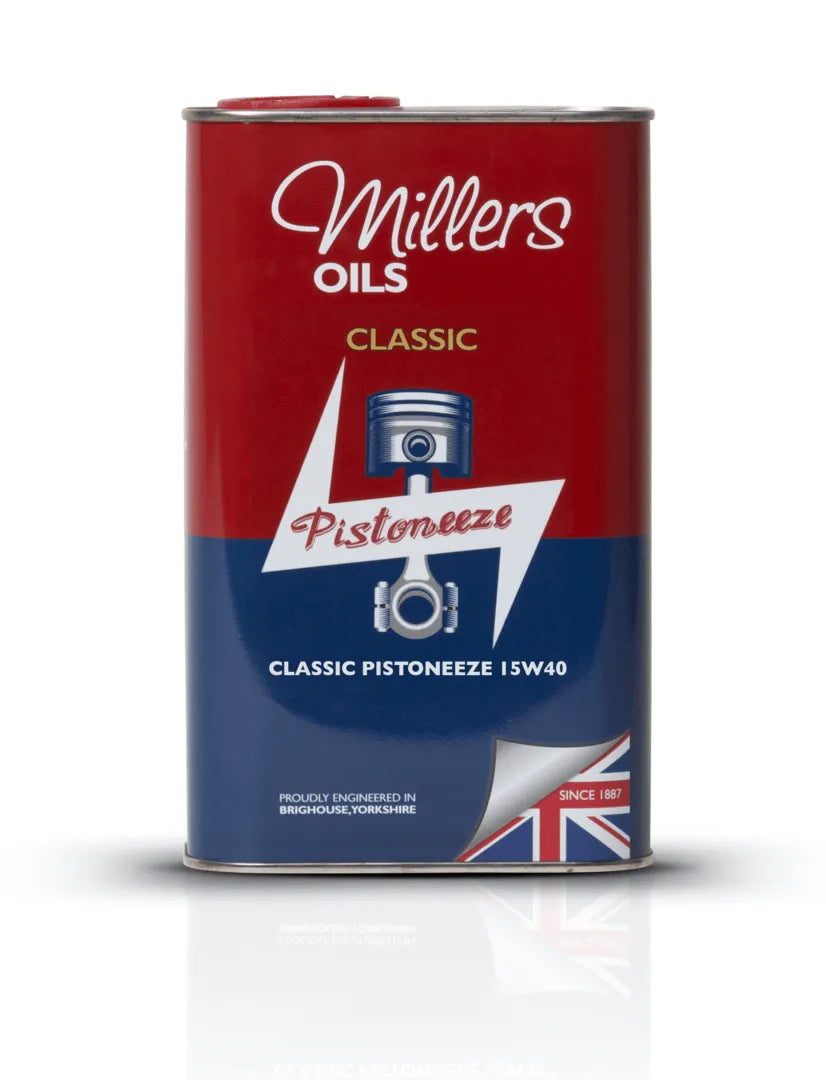 Classic Pistoneeze 15w40 – Millers Oils – Engine Oil
