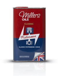 Classic Pistoneeze 15w40 – Millers Oils – Engine Oil