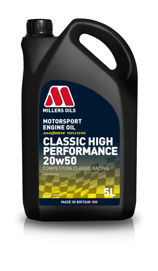 Classic Sport High Performance 20W50 NT – Nano olie – Millers Oils