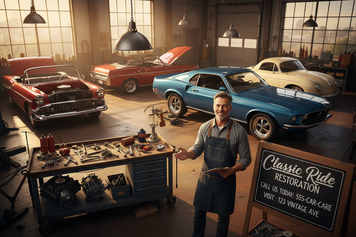 contact our classic car workshop