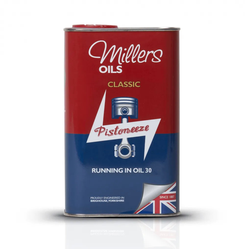 Engine Oil Runners Break-in oil Classic Running in Oil 30 – Millers Oils – The Oldtimer ...