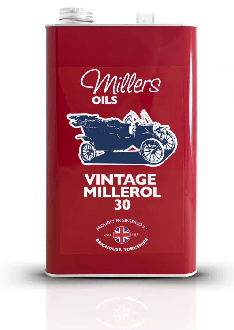 Millers Oils Vintage Millerol 30 – SAE 30 Monograde – Engine Oil