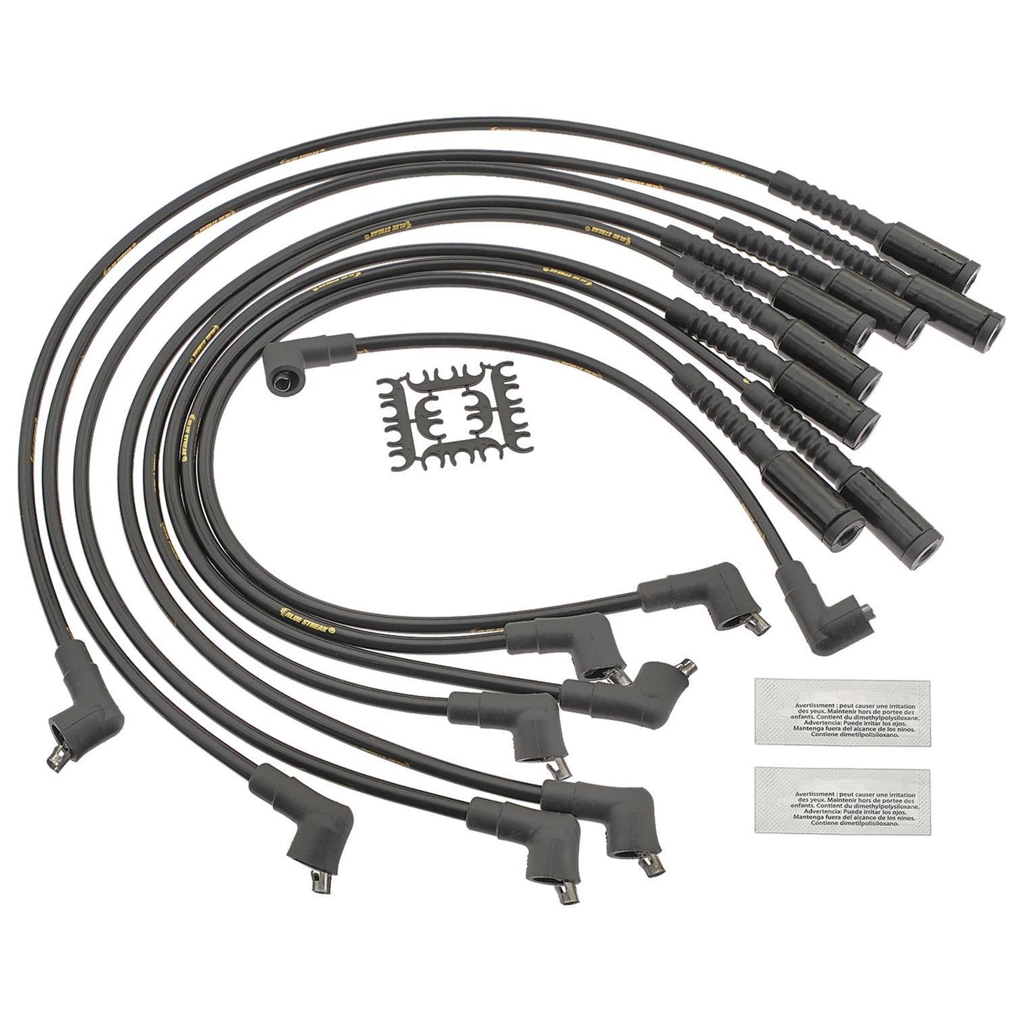 Standard Motor Products Blue Streak Bougiekabel Set 10059 – Ford Mustang 1964–1973 V8 | 8.5mm Performance Ignition Wires